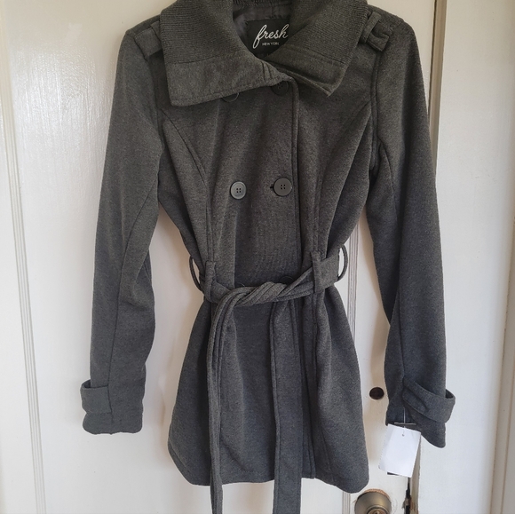 Gray Light Weight Coat - Picture 1 of 8